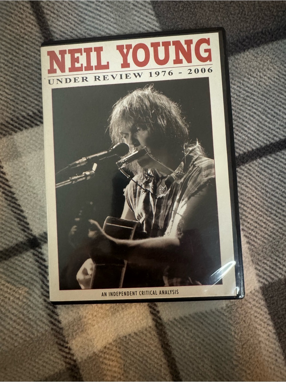 5/$20–Neil Young "Under Review 1976-2006" DVD - Red & Black Cover